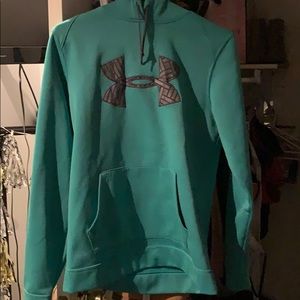 Light blue under armour hoodie
